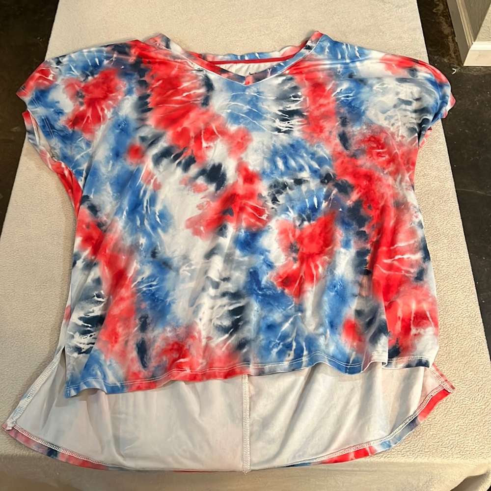 Tie dye T-shirt dry fit material